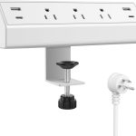 JGSTKCITY Desk Clamp Power and USB Charging Station